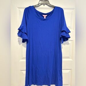 EUC large Lily Pulitzer blue dress